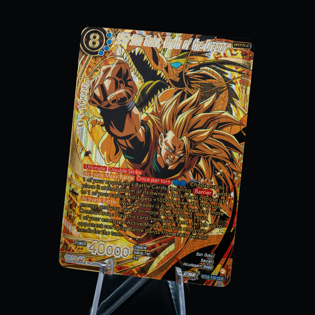 Goku SS3 la mejor carta de la colección BT24