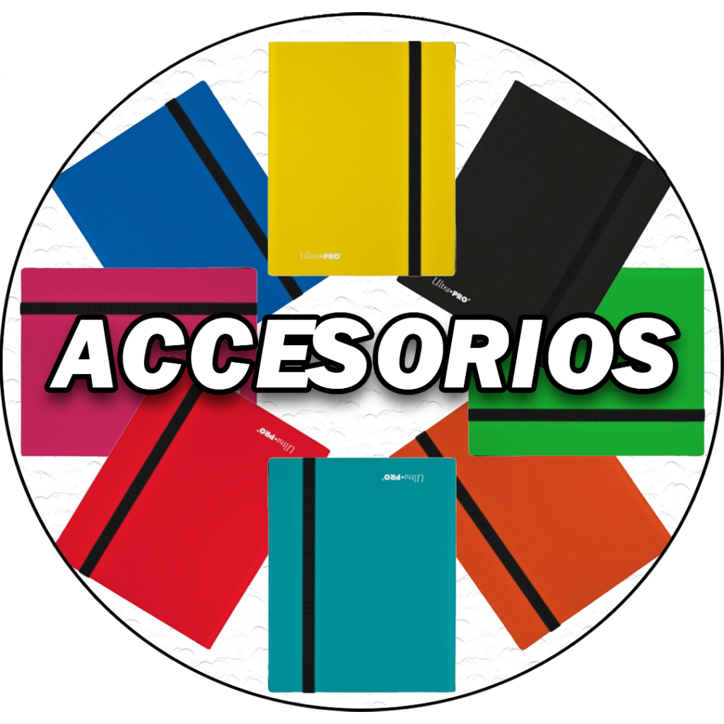 Dsifruta de los mejores accesorios para tus cartas. Desde Albumes de colores, fundas y protectores rígidos