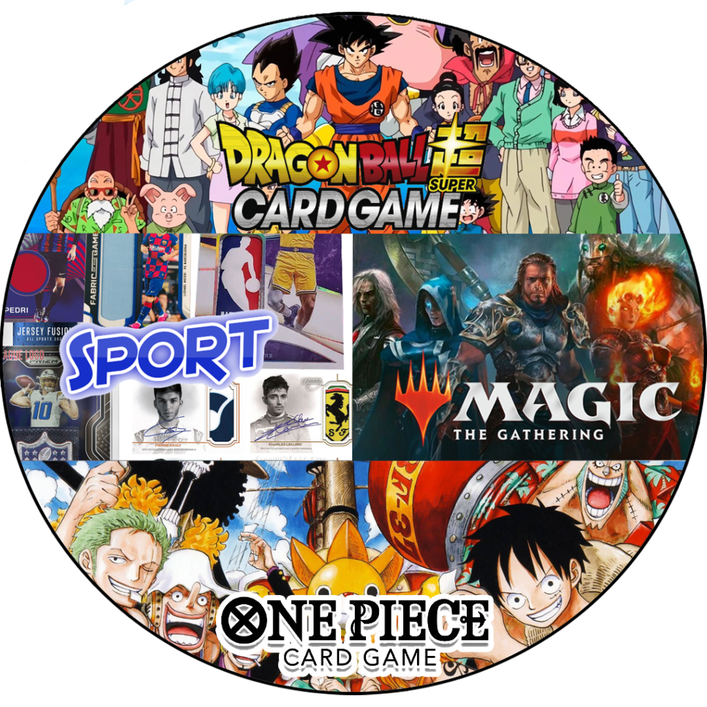 Aquí encontrarás Otros TCGs: como One Piece, Dragon Ball, Magic The Ghatering o Cartas deportivas