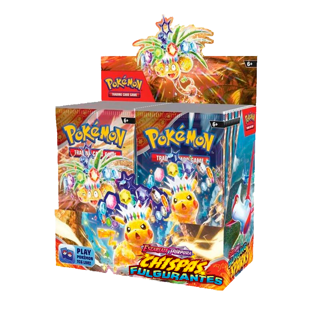 Booster Box Chispas Fulgurantes en español