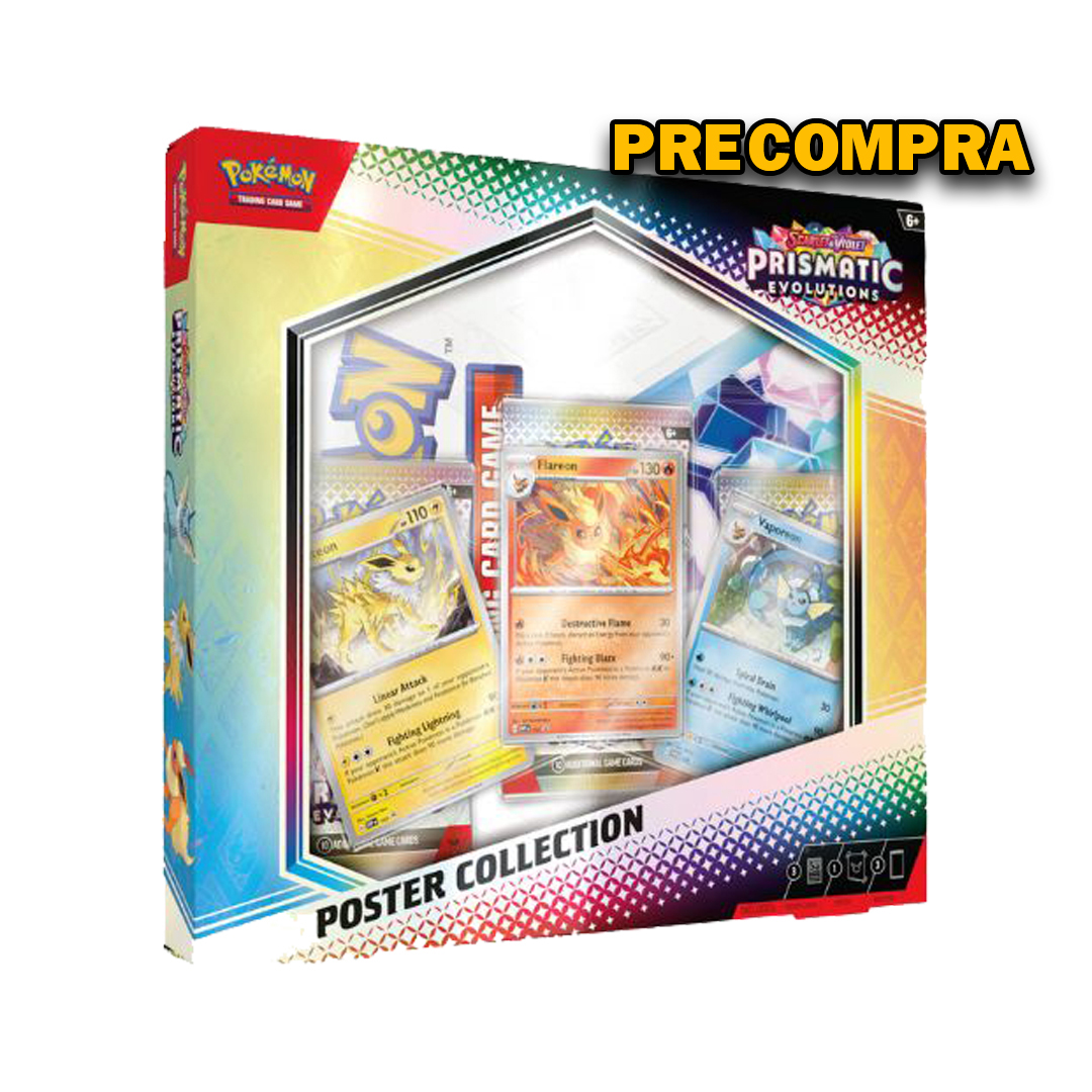 Coleccion Poster Prismatic Evolutions en ingles